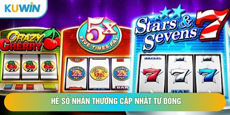 Hệ số nhân thưởng cập nhật tự động Hệ số nhân thưởng cập nhật tự động